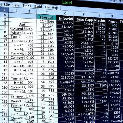 Een screenshot van Microsoft Excel met complexe formules en grafieken.