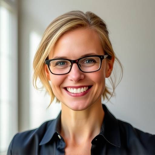 Portretfoto van Lieke Meulen, een vriendelijke en deskundige trainer.